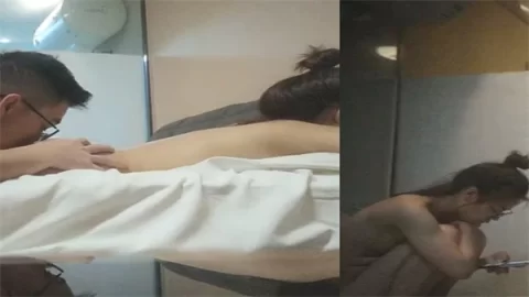 约炮私密小学妹身材还在发育中按摩后摸逼揉奶侧入开操